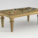 Billard version luxe, doré
