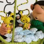 Figurine de Gaston dans le nid du marsupilami