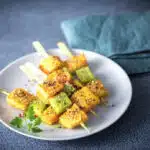 Petites brochettes de légumes