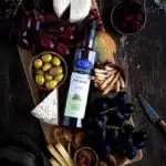Huile de pistaches avec assortiments pour apéritif