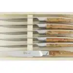 Coffret en bois de 6 couteaux de la maison Sabatier-K