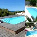 Piscine à coque a fond plat