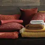 Linge de maison, bordeau