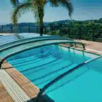 abris de piscine bas