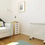 radiateur électrique dans salon moderne