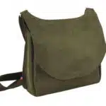 Sac à bandoulière en cuire kaki