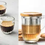Verre à café et tasse à thé de la Verrerie La Rochère