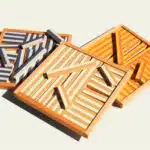 Jeu de bande de bois