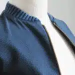 Veste en lin bleu
