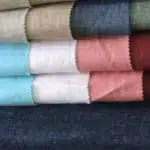 Plusieurs tissus en lin de plusieurs couleur