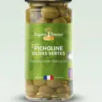 Bocal d'olives vertes