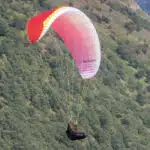 Voile parapente en vol