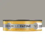 Pot jaune Le patiné de Libéron sur fond beige et blanc