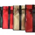 Sac a dos de plusieurs couleurs réalisés en bâche publicitaire