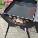 Plancha sur pied pour extérieur