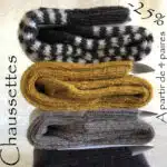 Paires de chaussettes en pile