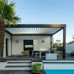 Pergola sur terrasse extérieur