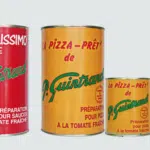Boites de conserve de sauces tomates de la marque Guintrand