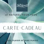 Cosmétiques naturels fabriqués en france, carte cadeau.