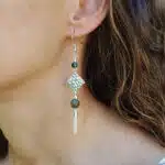 Boucle d'oreille pendentive