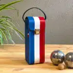 Bagagerie technique Sacoche verticale (bleu blanc rouge) pour boules de pétanque