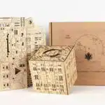 Puzzle bois, boite