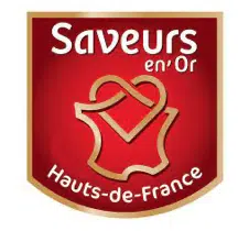 Label saveurs en or