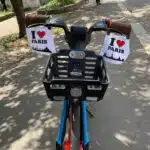 Petit sac sur un vélo