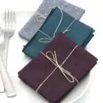 Textile de table avec couverts