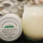 Pot de yahourt en verre