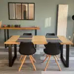 Table bois et acier Esprit Steel