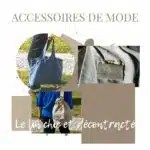3 photos d'accessoires en lin