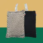 éponge lavable chouette et noire
