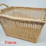 Vannerie artisanale - corbeille à linge en osier