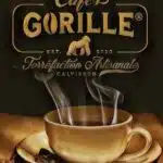 Café de spécialité, affiche d'une tasse de café chaud