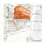 Dessin de la boutique Derville