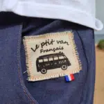 Mode éthique- poche de pantalon made in france avec logo van
