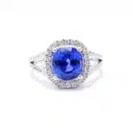 Bague avec pierre bleue
