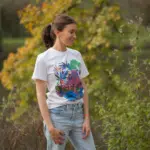 Tee-shirt avec impression d'une affiche