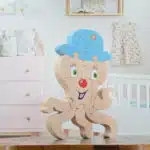 Jouets écologiques-Pieuvre puzzle en bois