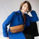 Sac banane en cuir