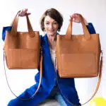 2 sacs à main en cuir